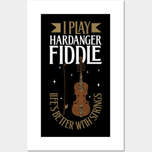 I play Hardanger fiddle Posters and Art